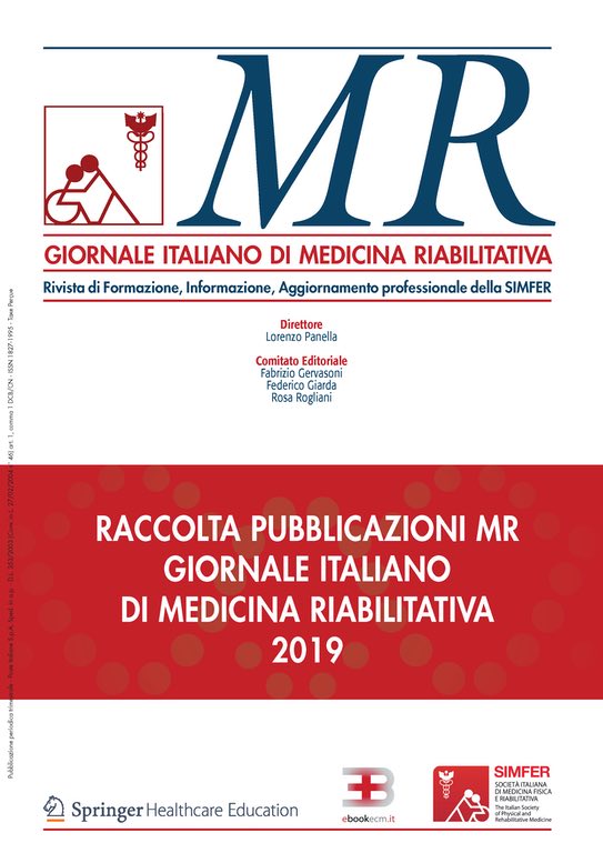 MR GIORNALE ITALIANO DI MEDICINA RIABILITATIVA - 2019