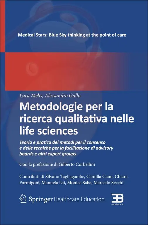 Copertina ebook ECM Metodologie per la Ricerca Qualitativa nelle Life Sciences