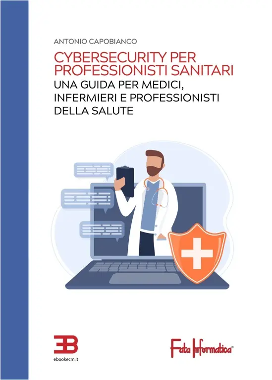 Copertina ebook ECM Cybersecurity per Professionisti Sanitari